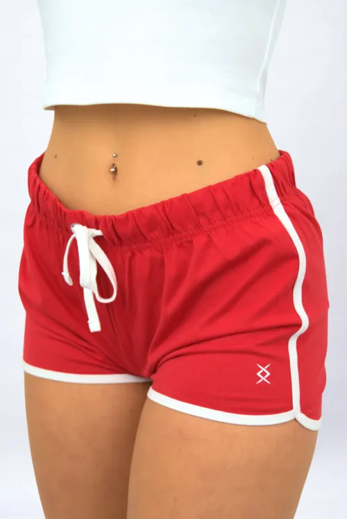 RETRO SHORTS RED - XS