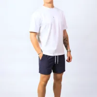 GRAPHIC TEE + SWIMSHORTS NAVY