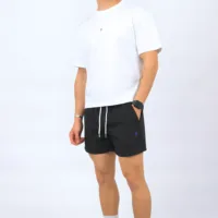 SLEEPER TEE WHITE + SWIMSHORTS BLACK